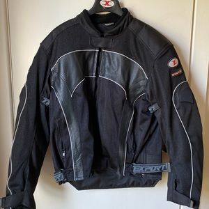 Texport Mens padded motorcycle jacket